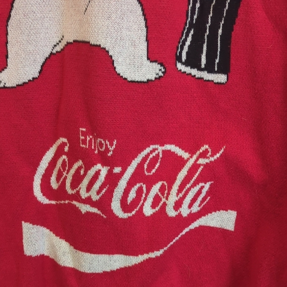 PacSun Red Coca Cola Graphic Crewneck Sweater - Picture 4 of 11